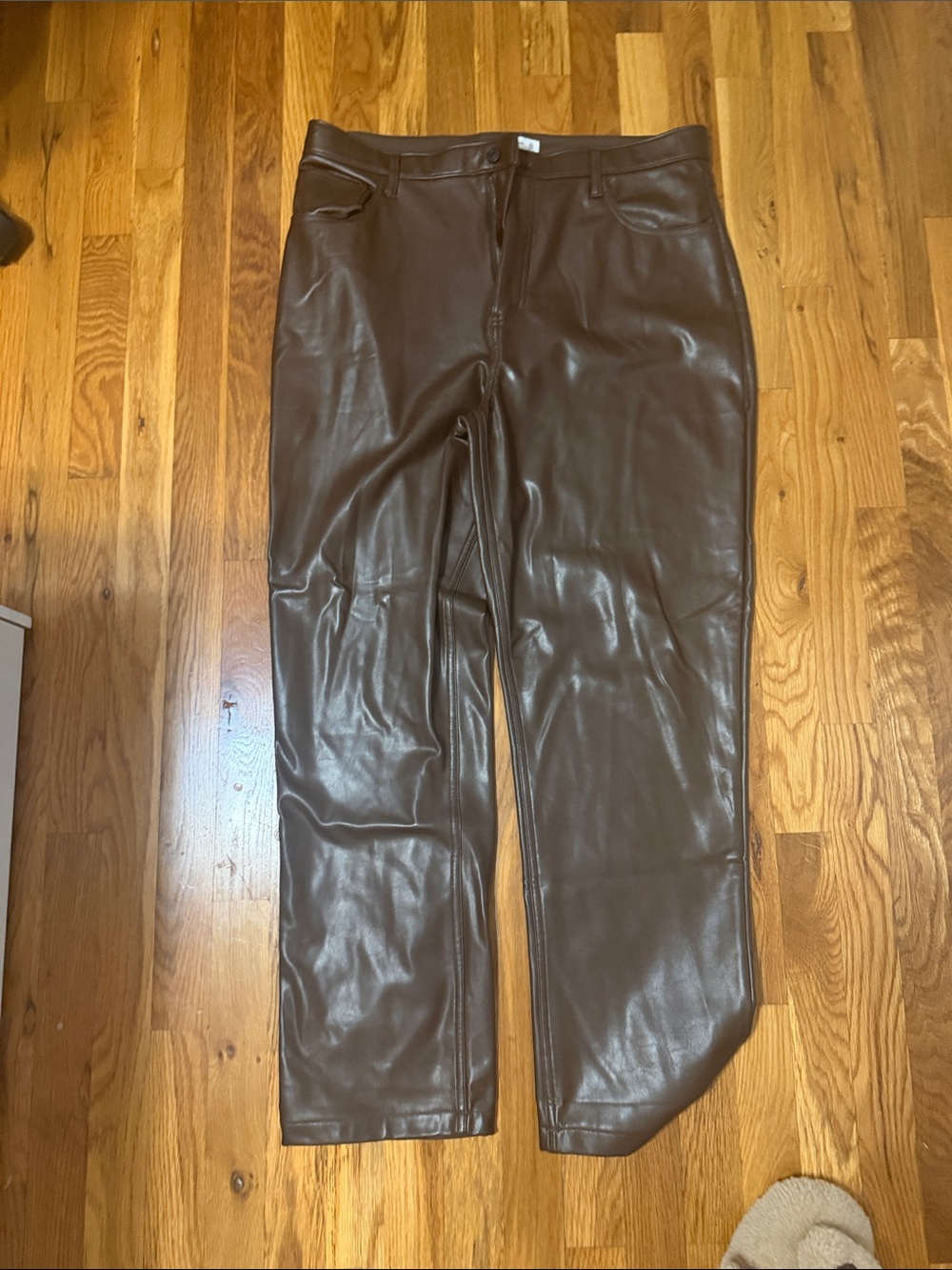 Abercrombie & Fitch Faux Leather Cargo Pants — Vrown